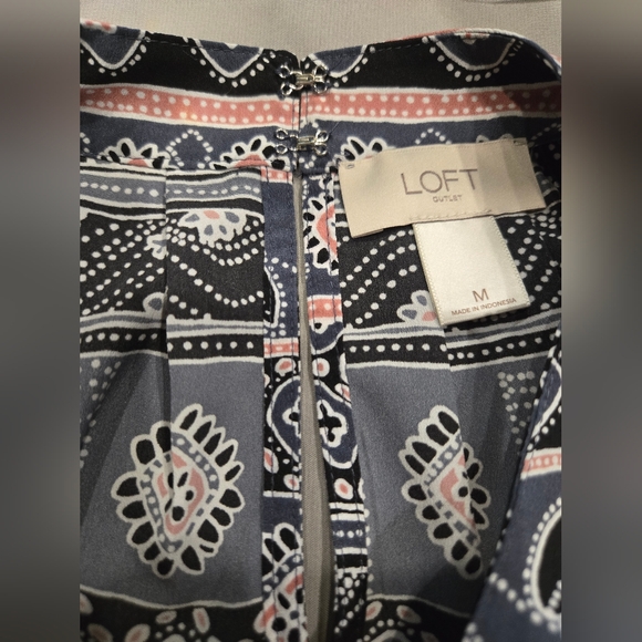 LOFT Patterned Top Halter Top - Picture 4 of 5